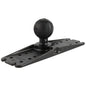 RAM Mount 11 x 3 Rectangle Universal Electronics Base w225 Ball RAMD111BU