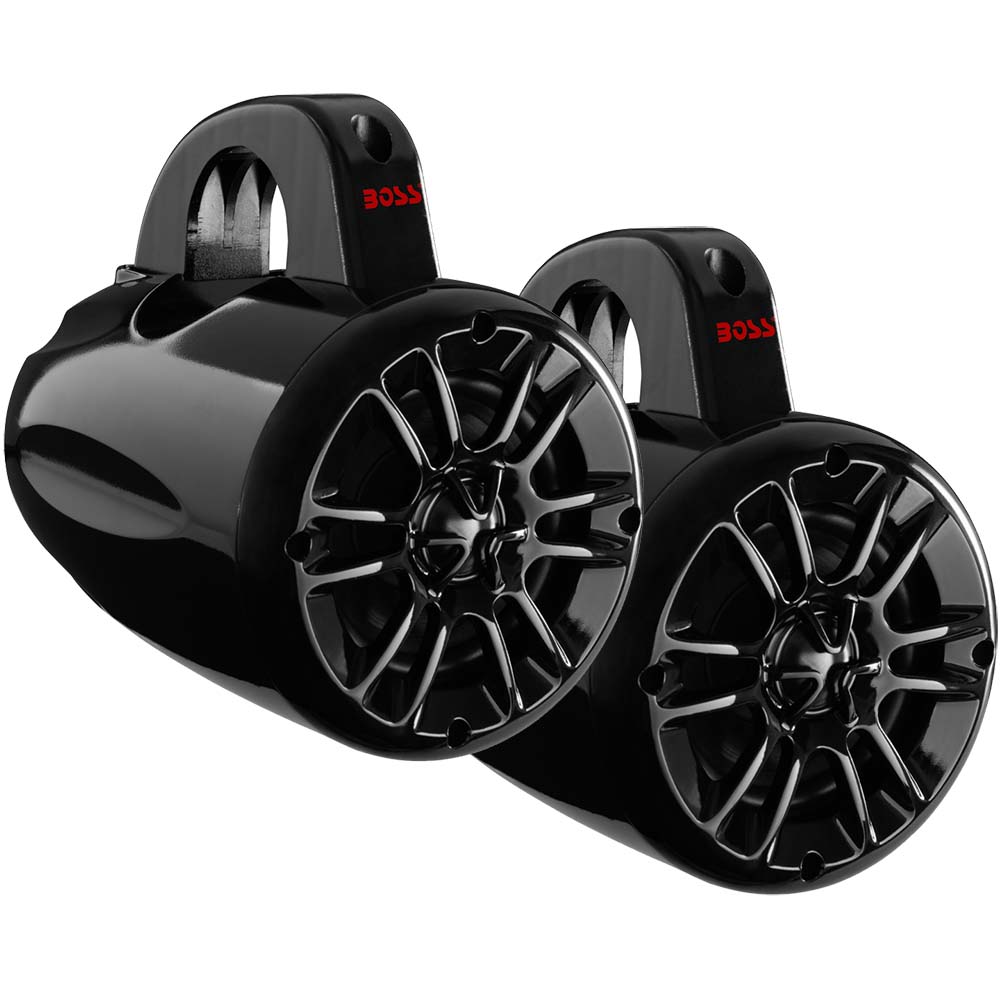 Boss Audio 4 MRWT40 Waketower Speakers  Black  400W MRWT40