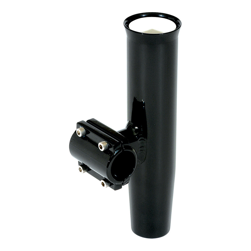 Lees ClampOn Rod Holder  Black Aluminum  Horizontal Mount  Fits 1050 OD Pipe RA5201BK