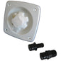 Jabsco Water Pressure Regulator  Flush Mount  White 444121045