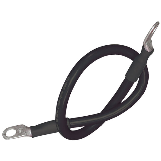 Ancor Battery Cable Assembly 2 AWG 34mm Wire 516 793mm Stud Black  18 457cm 189140