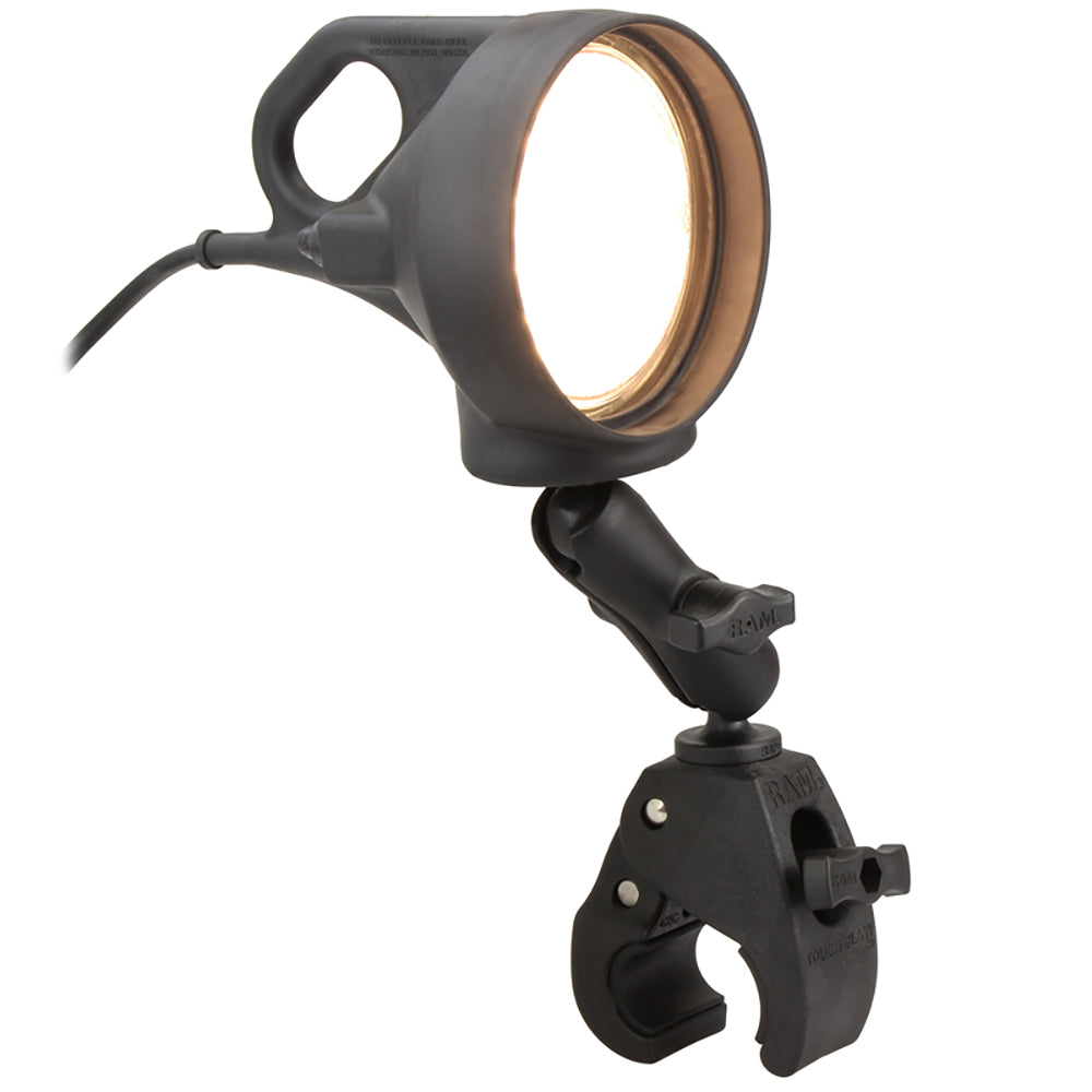 Ram Mount LED Spotlight Mount wMedium Size ToughClaw RAMB152404
