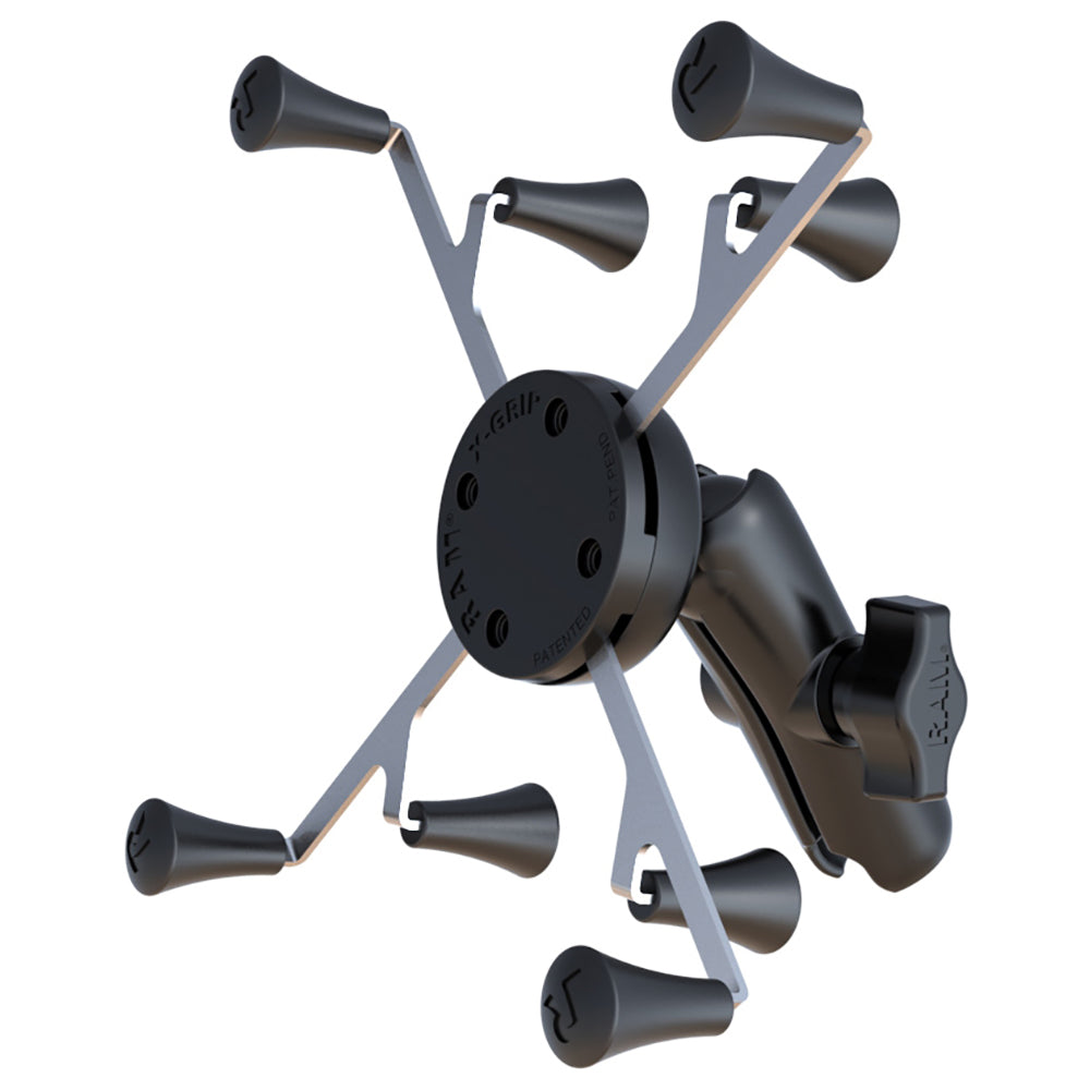 RAM Mount Universal XGrip Cradle with 1 Ball  STANDARD Length Double Socket Arm f7 Tablets RAMHOLUN8B201U