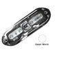 ShadowCaster SCM6 LED Underwater Light w20 Cable  316 SS Housing  Great White SCM6GW20