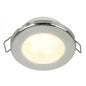 Hella Marine EuroLED 75 3 Round Spring Mount Down Light  Warm White LED  Stainless Steel Rim  12V 958109521