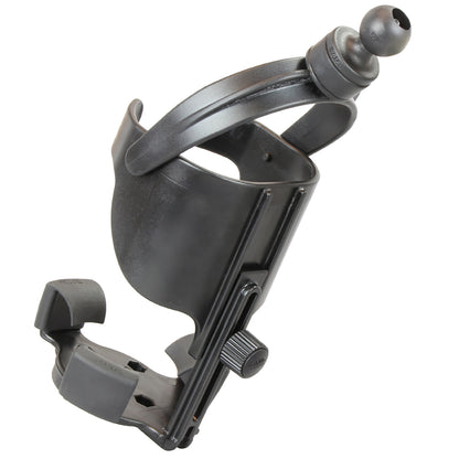 RAM Mount Level Cup XL wLong Double Socket Arm RAMB417BC201U