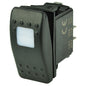 BEP SPST Contura Switch  1Amber LED  OFFON 1001801