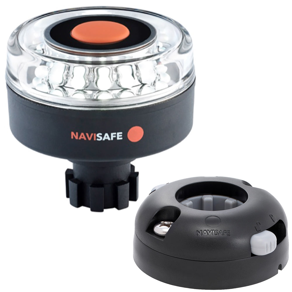 Navisafe Navilight 360 2NM wNavibolt Base  Horizontal Mount  Black 042KIT7