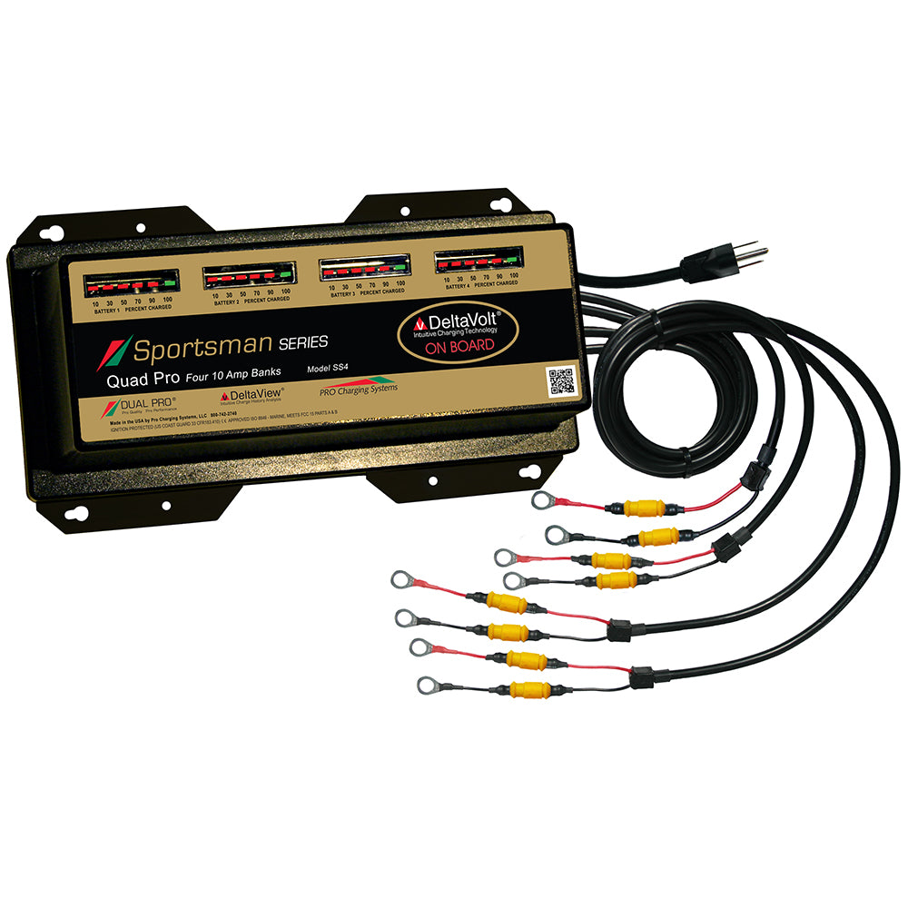 Dual Pro Sportsman Series Battery Charger  40A  410ABanks  12V48V SS4