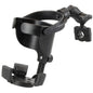 RAM Mount RAM Level Cup XL with Torque 34  1 Diameter Rail Base and Short Arm RAMB408751A417U