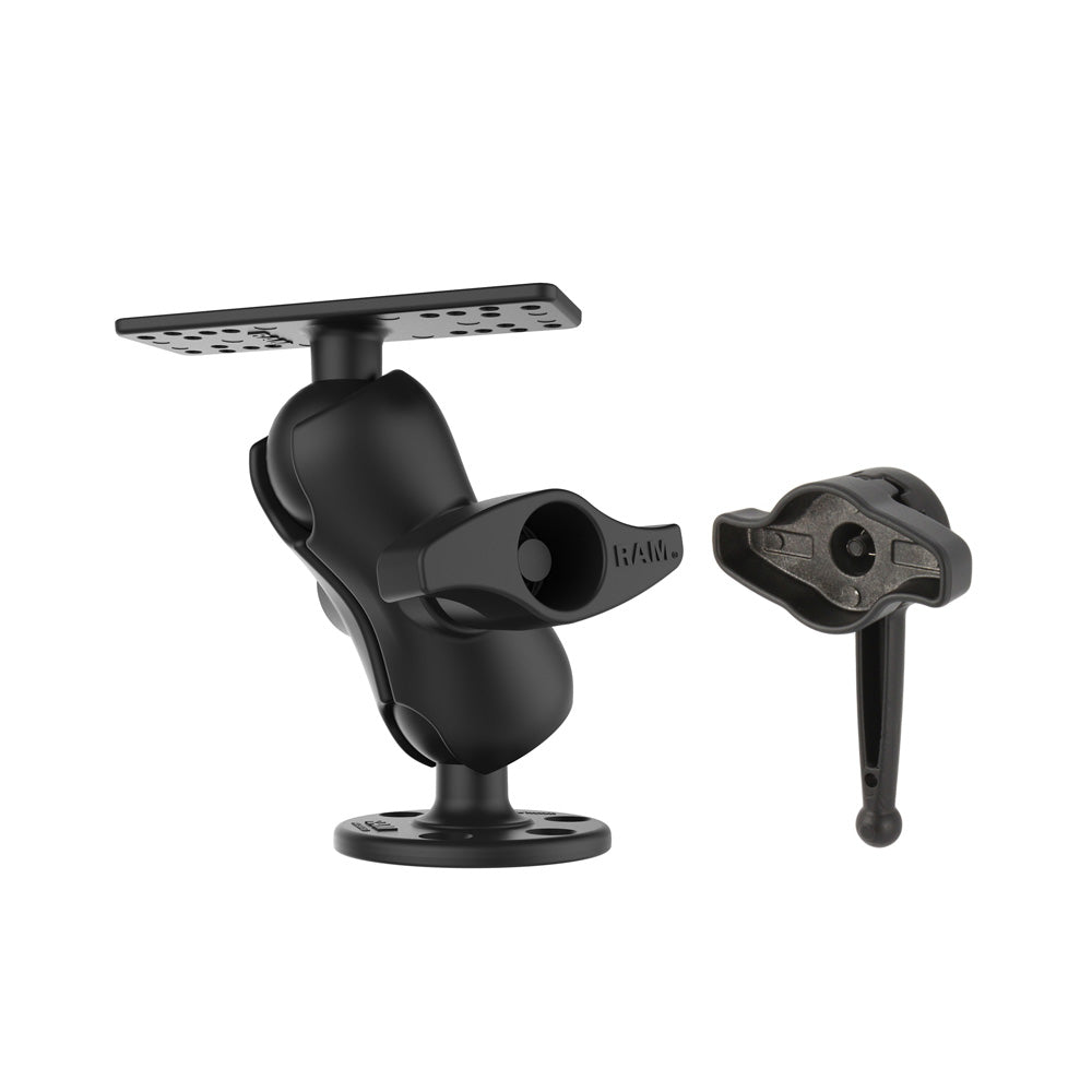 Ram Mount Universal D Size Ball Mount with Short Arm and HiTorq Wrench for 912 Fishfinders and Chartplotters