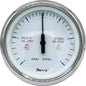 Faria 4 Chesapeake SS White Engine Synchronizer  Dual Gas  Var Ratio Alt Diesel 33801