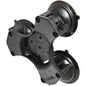 RAM Mount Triple Suction Cup Base wAMPs Hole Pattern wo Ball RAP3652241BU