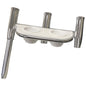 Tigress Offset Triple Rod Holder wCup Holders  Starboard Side  Polished Aluminum 881481