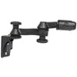 RAM Mount Vertical Mounting Base wDouble 6 Swing Arm  Swivel Single Socket f15 Balls RAM109VS5NBU