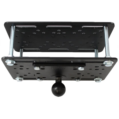 RAM Mount Forklift Overhead Guard Plate w C Size 15 Ball RAM335246
