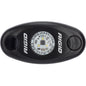 RIGID Industries ASeries Black Low Power LED Light  Single  Red 480043