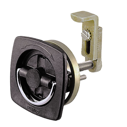 Perko Flush Latch  NonLocking  25 x 25 wOffset Adjustable Cam Bar 0932DP2BLK