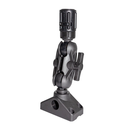 Scotty 162 15 Ball Mount wGear Head Post  241 Side Deck Mount 0162