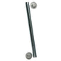 CE Smith Package Roller Shaft 12 x 614 wCap Nuts  Zinc 10701A
