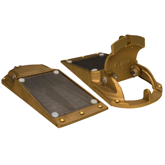 GROCO Perforated Hull Strainer wAccess Door 3 Max ThruHull APHS30001