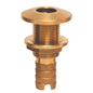 GROCO Bronze Hose Barb ThruHull Fitting  1 HTH1000