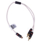 Fusion Performance RCA Cable Splitter  1 Female to 2 Male  9 0101262100