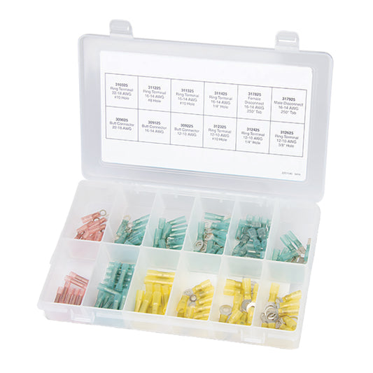 Ancor 160Piece Heat Shrink Terminals  Connectors Kit 320101