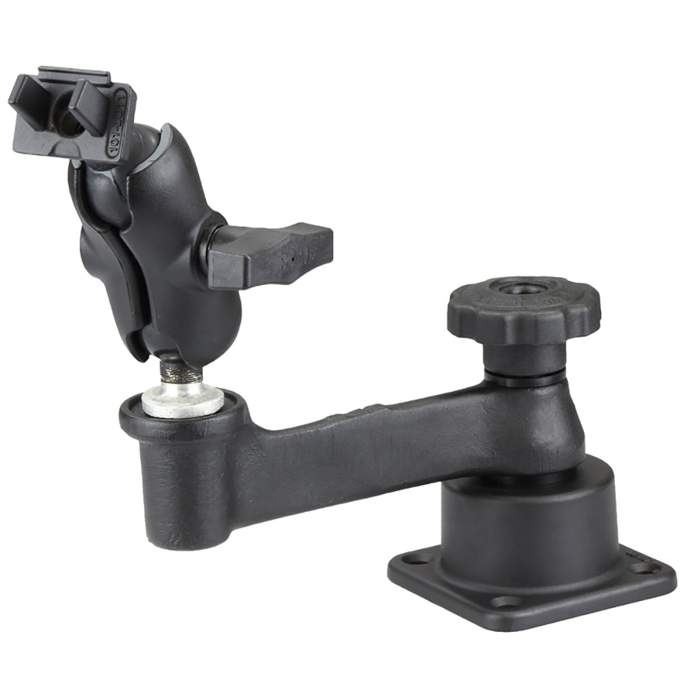 RAM Mount Horizontal Swing Arm Mount fLowrance Elite5 Series RAM109H2BBLO11