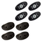 RIGID Industries ASeries Rock Light Kit  4 Red Lights  Black 400213
