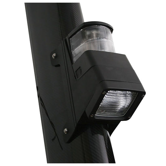 Hella Marine Halogen 8504 Series MastheadFloodlight Lamp  Black 998504001