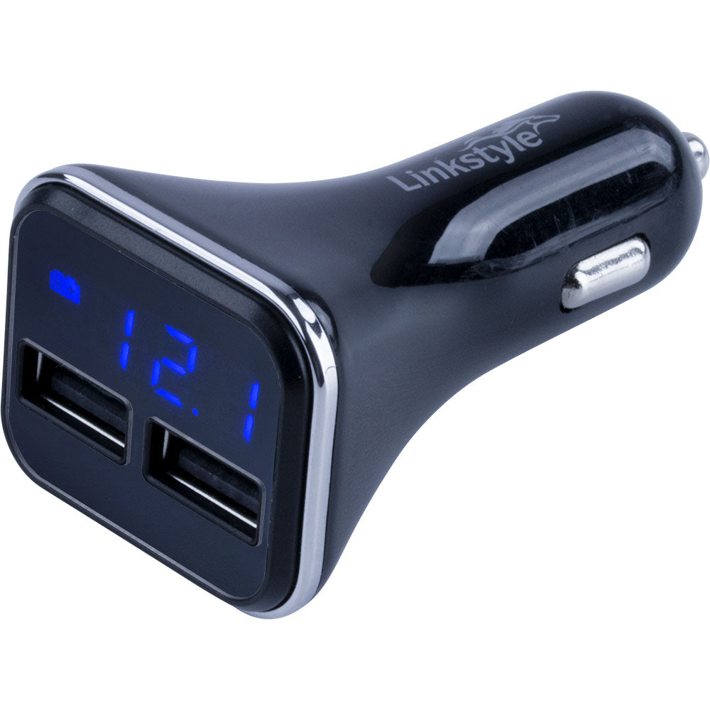 SeaDog Dual USB Power Plug wVoltageAmp Meter 4265131
