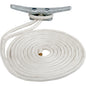 SeaDog Double Braided Nylon Dock Line  12 x 15  White 302112015WH1