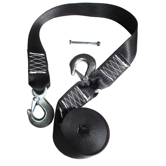 Rod Saver Winch Strap Replacement wSafety Strap  20 WS20S