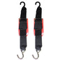 Rod Saver Quick Release Trailer TieDown wVinyl Pad  2 x 6  Pair QRTD6VP
