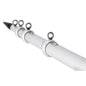 Tigress XD Telescoping Aluminum Outrigger Poles  18  112 OD  Silver 88925