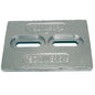 Tecnoseal Mini Zinc Plate Anode 6 x 4 x 12 TECDIVERSS