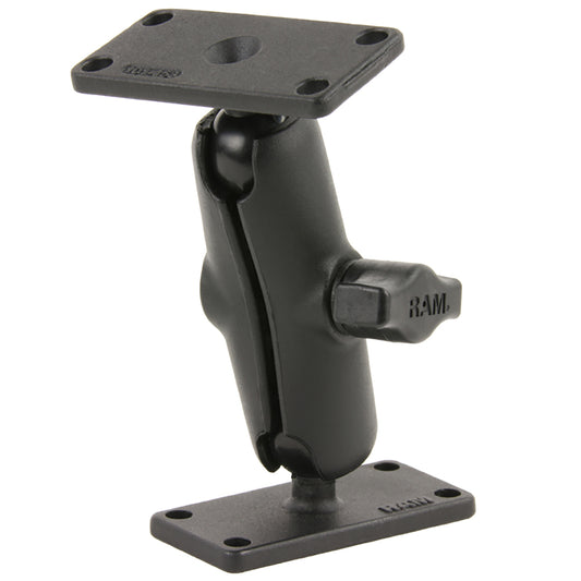 RAM Mount Double Ball Mount wTwo 15 x 3 Plates RAMB102U153