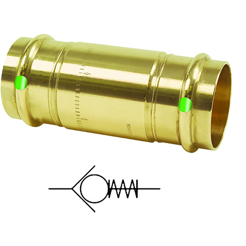 Viega ProPress 34 Zero Lead Check Valve  Double Press Connection  Smart Connect Technology 79040
