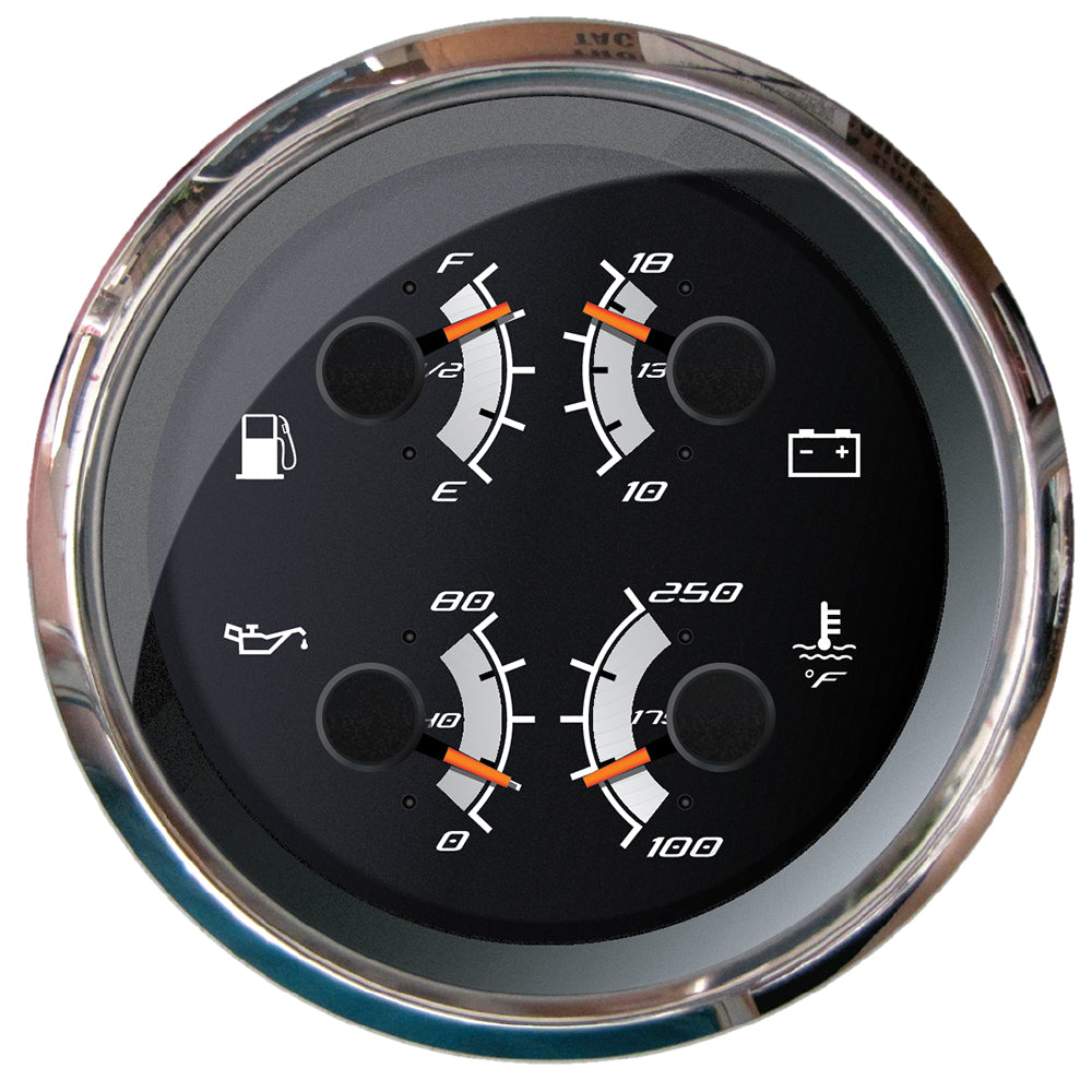 Faria Platinum 4 MultiFunction  Fuel Oil Volt  Water Temperature 22014