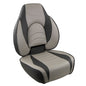 Springfield Fish Pro High Back Folding Seat  CharcoalGrey 10416341