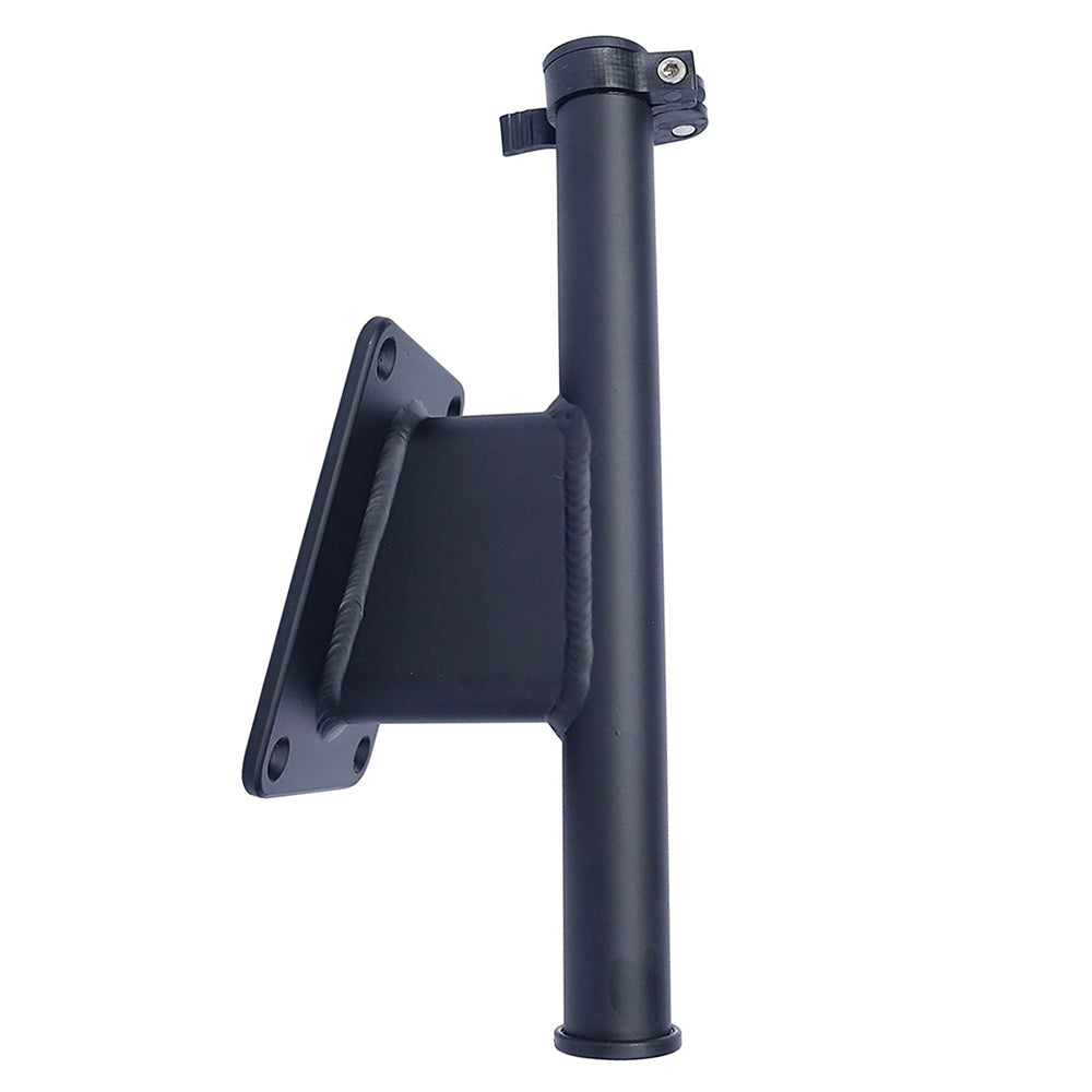 Panther 5 Set Back Transom Mount Bracket  Black  Powder Coat KPS50B