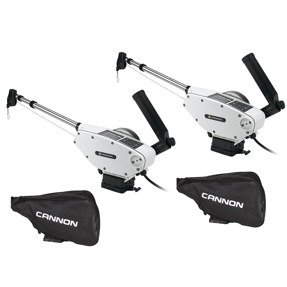 Cannon Optimum 10 Tournament Series TS BT Electric Downrigger 2Pack wBlack Covers 1902340X2COVERS