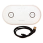 Lunasea Dual Qi Charge Pad  USB Powered Power Supply Not Included LLB63AU0100