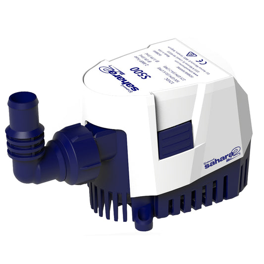 Attwood Sahara MK2 S500 Bilge Pump 500 GPH  12V  Automatic 55057