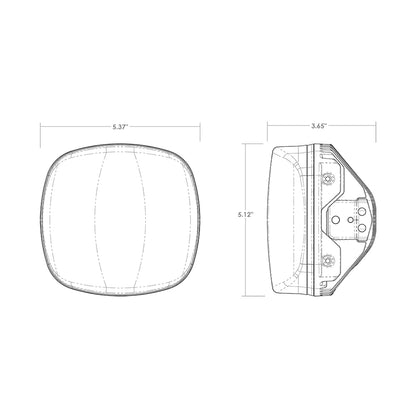 RIGID Industries Adapt XE Extreme Enduro LED Moto Kit  White 300417