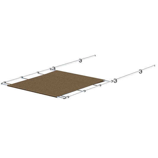 SureShade PTX Power Shade  51 Wide  Stainless Steel  Toast 2021026261