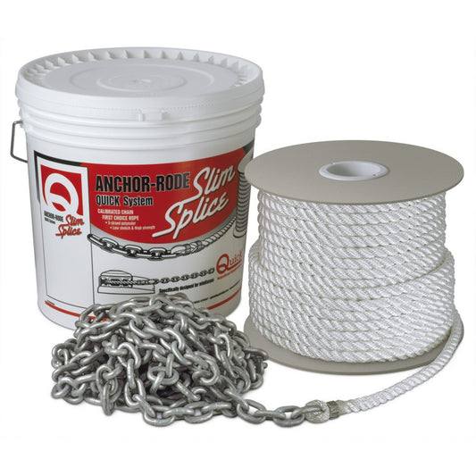 Quick Anchor Rode 25  8mm Chain  300  916 Rope FVC080391230Q00