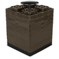 Camco FasTen Leveling Blocks wTHandle  2x2  Brown 10Pack 44521