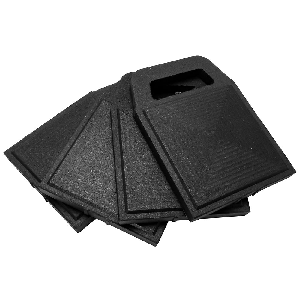 Camco Stabilizer Jack Pads  Rubber  62 x 62 4Pack 44591